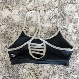 Padded racerback sports bra